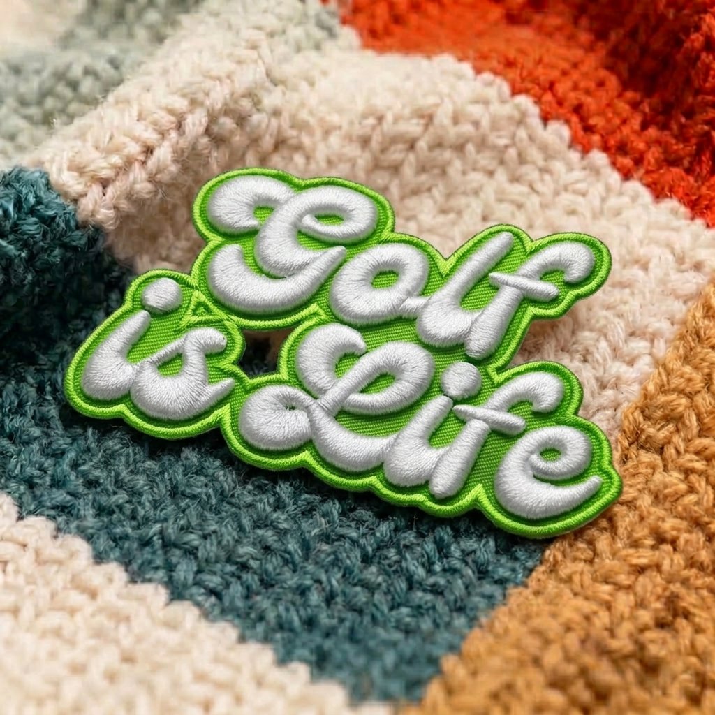 golf is life 3D / Puff Embroidered Patches
