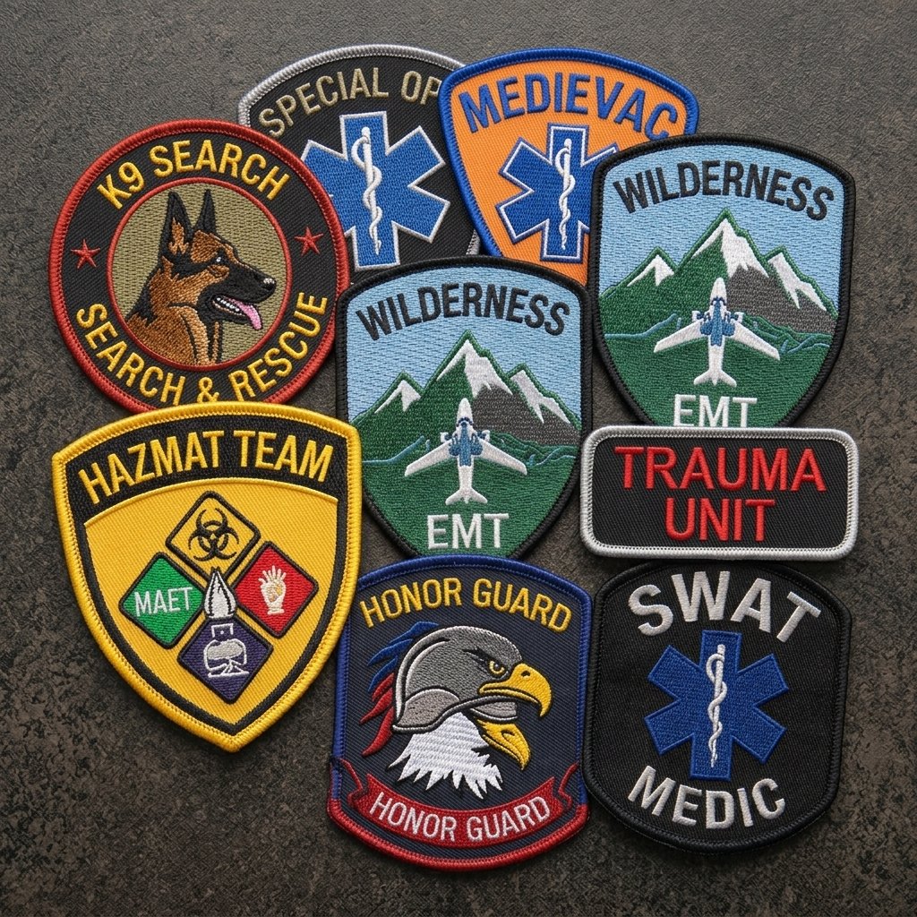 EMT EMS velcro Patches